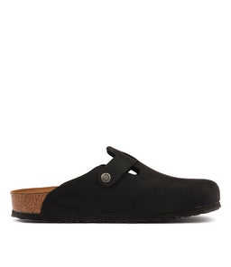 BOSTON MEN'S BLACK OIL LEATHER