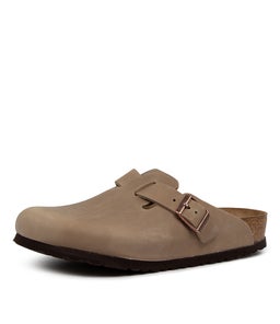 BOSTON MEN'S TOBACCO BROWN OILED LEATHER