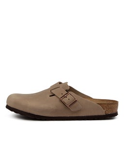 BOSTON MEN'S TOBACCO BROWN OILED LEATHER