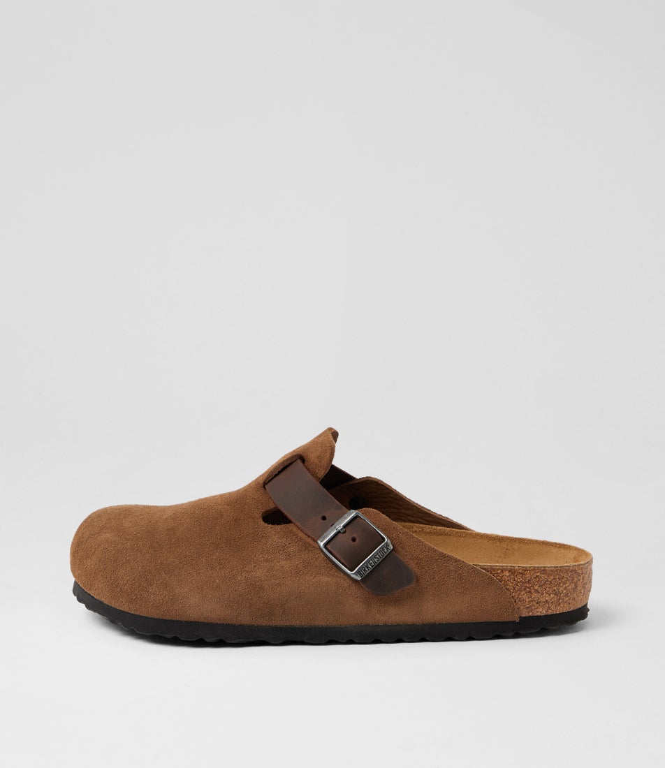 Boston Mens Dark Tea Oiled Leather Sandals Boston Mens Dark Tea Oiled Leather Sandals