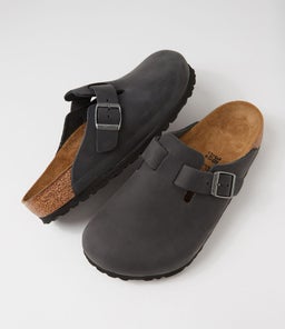 BOSTON BLACK OIL LEATHER