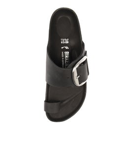 MIRAMAR BIG BUCKLE BLACK OIL LEATHER