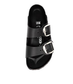 ARIZONA BIG BUCKLE BLACK OILED LEATHER
