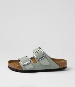 Arizona Big Buckle Pure Sage Nubuck Slides Arizona Big Buckle Pure Sage Nubuck Slides