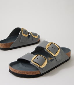 ARIZONA BIG BUCKLE BASALT GREY OILED LEATHER