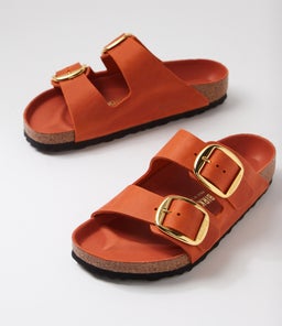 ARIZONA BIG BUCKLE BURNT ORANGE OILED LEATHER