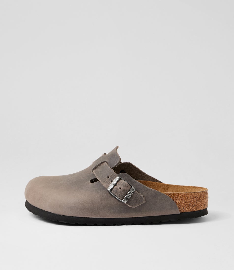 Boston Soft Footbed Iron Oiled Leather Flat Shoes Boston Soft Footbed Iron Oiled Leather Flat Shoes