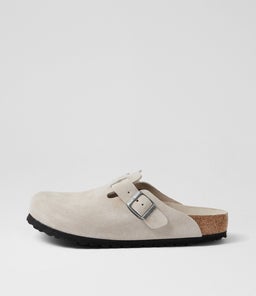 Boston Sfb Oyster Suede Flat Shoes Boston Sfb Oyster Suede Flat Shoes