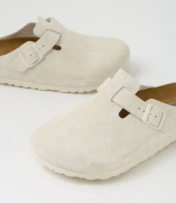 BOSTON SFB ANTIQUE WHITE SUEDE