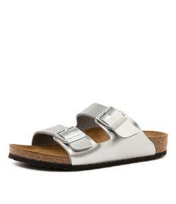 ARIZONA KIDS JNR BK METALLIC SILVER BIRKOFLOR