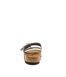 ARIZONA KIDS JNR BK METALLIC SILVER BIRKOFLOR