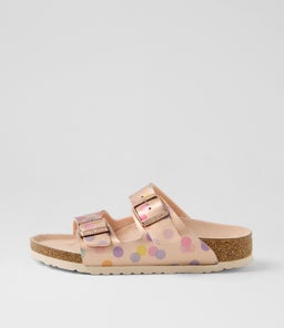 ARIZONA KIDS JNR BK ELECTRIC METALLIC DOTS COPPER BIRKOFLOR
