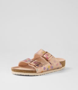 ARIZONA KIDS JNR BK ELECTRIC METALLIC DOTS COPPER BIRKOFLOR