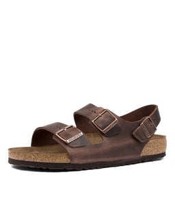 MILANO SFB BK HABANA OILED LEATHER