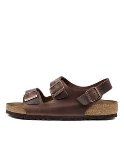 MILANO SFB BK HABANA OILED LEATHER