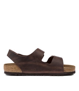 MILANO SFB BK HABANA OILED LEATHER