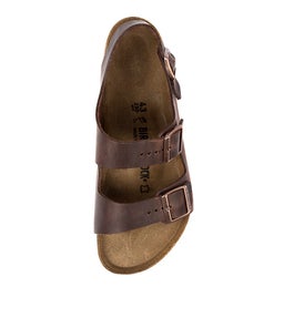 MILANO SFB BK HABANA OILED LEATHER