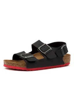 MILANO BF JNR BK BK DESERT SOIL BLACK BIRKOFLOR