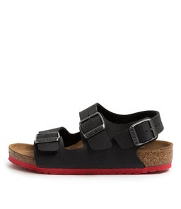 MILANO BF JNR BK BK DESERT SOIL BLACK BIRKOFLOR