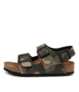 MILANO BF TOT BK BK CAMO GREEN BIRKOFLOR