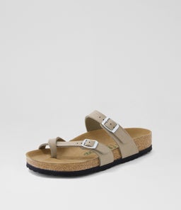 MAYARI VEGAN BK GREY TAUPE BIRKIBUC