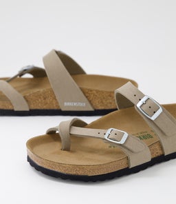 MAYARI VEGAN BK GREY TAUPE BIRKIBUC