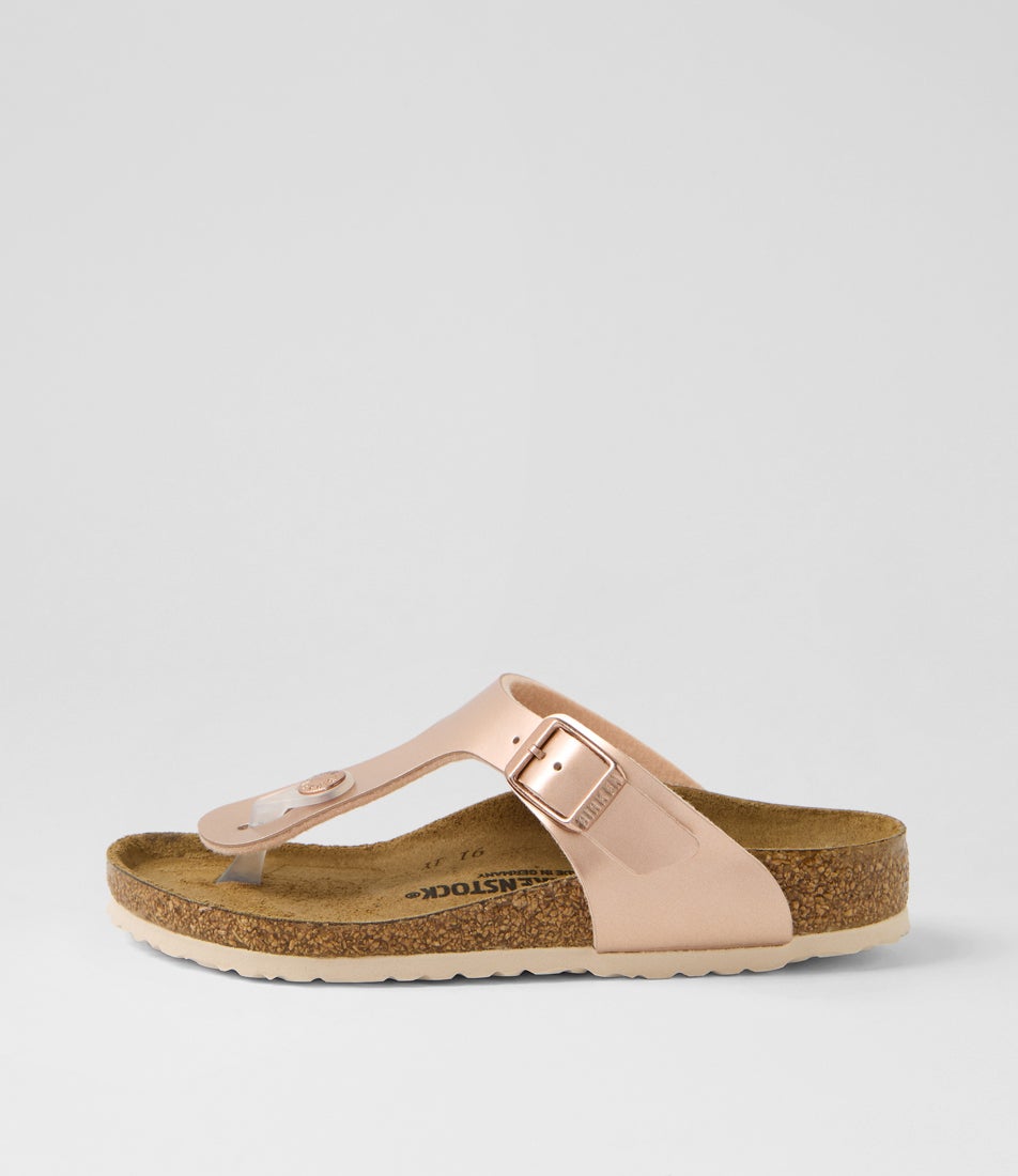 Gizeh Kids Junior Electric Metallic Copper Birkoflor Thongs