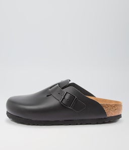 BOSTON W NARROW BK BLACK SMOOTH LEATHER