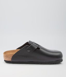 BOSTON W NARROW BK BLACK SMOOTH LEATHER