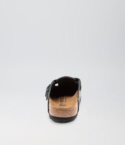 BOSTON W NARROW BK BLACK SMOOTH LEATHER