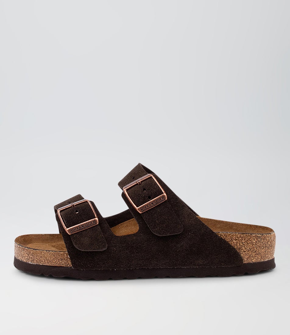 Arizona Sfb Mocca Suede Slides Arizona Sfb Mocca Suede Slides