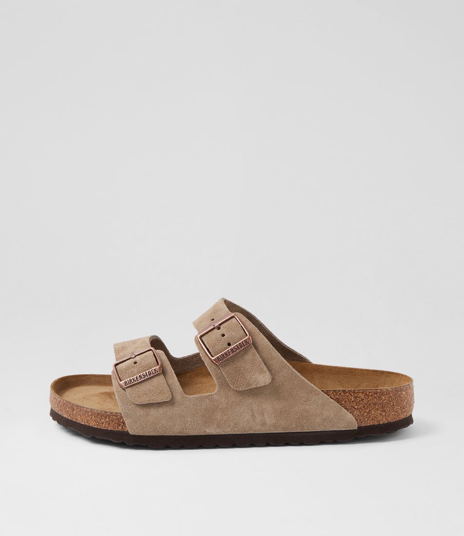 Arizona Sfb Su W Taupe Suede Slides