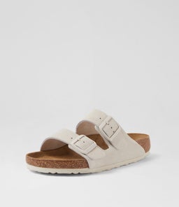 ARIZONA SFB SU W BK ANTIQUE WHITE SUEDE