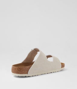 ARIZONA SFB SU W BK ANTIQUE WHITE SUEDE