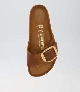 MADRID BIG BUCKLE W BK COGNAC COGNAC OILED LEATHER