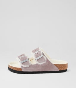 ARIZONA SHEARLING BK FADED PURPLE SUEDE