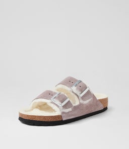 ARIZONA SHEARLING BK FADED PURPLE SUEDE