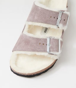 ARIZONA SHEARLING BK FADED PURPLE SUEDE