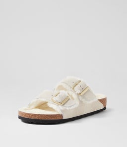 ARIZONA SHEARLING BK ANTIQUE WHITE SUEDE