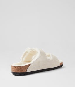 ARIZONA SHEARLING BK ANTIQUE WHITE SUEDE