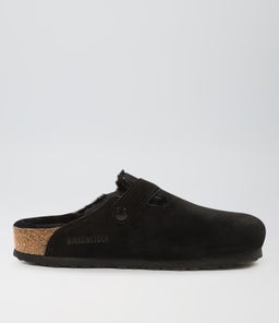 BOSTON SHEARLING BK BLACK SUEDE LEATHER
