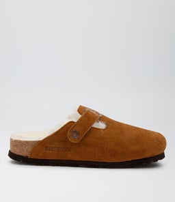 BOSTON SHEARLING BK MINK SUEDE LEATHER