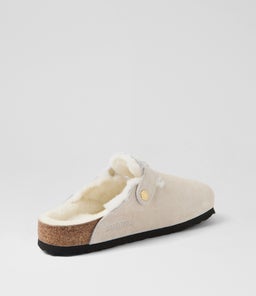 BOSTON SHEARLING BK ANTIQUE WHITE SUEDE