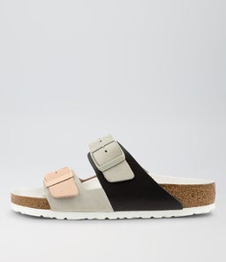 ARIZONA SPLIT BK MINERAL LIGHT ROSE NUBUCK LEATHER