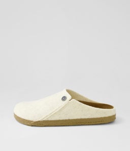 ZERMATT BK ECRU WOOL FELT