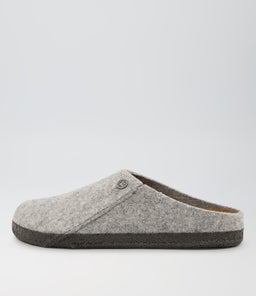 ZERMATT M BK LIGHT GREY WOOL FELT