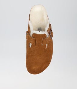 BOSTON SHEARLING NAR BK MINK SUEDE LEATHER