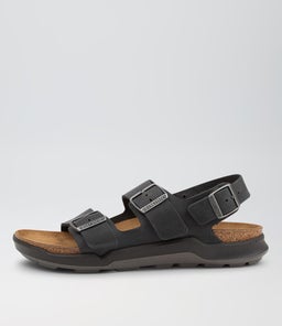 MILANO CROSS TOWN BK BLACK WAXY LEATHER