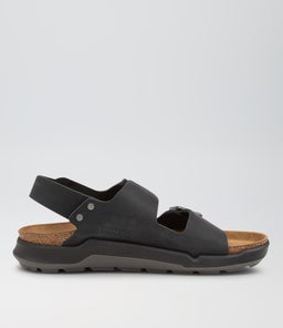 MILANO CROSS TOWN BK BLACK WAXY LEATHER