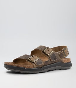 MILANO CROSS TOWN BK FADED KHAKI WAXY LEATHER